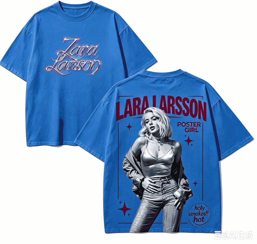 Zara Larsson Gift T-shirt Men Women Harajuku Oversized Unisex Short Sleeve Streetwear High Quality Couples Hot Product Comfortable