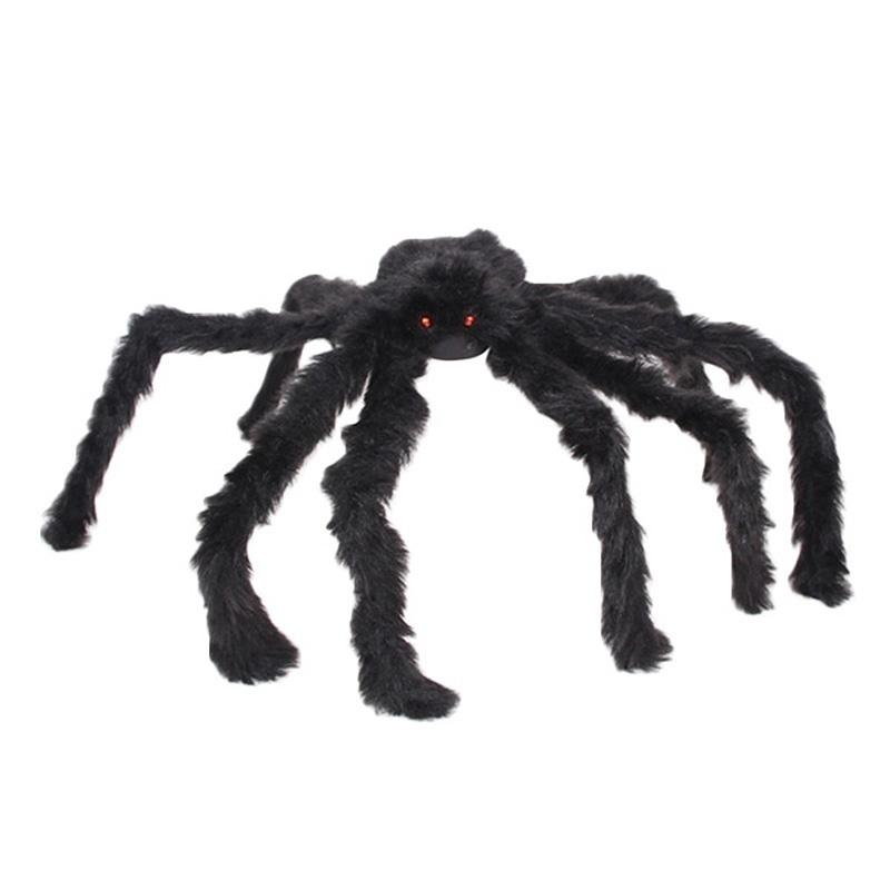 Araña Negra Artificial Decoración de Banquete de Festival de Fiesta de Terror de Halloween