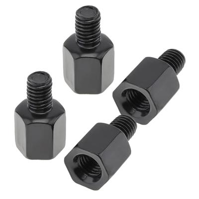 Motosiklet Arka Aynası Dişli Motosiklet Aynası Dönüştürme Adaptörü - Demir Krom Kaplama Motosiklet Aynası