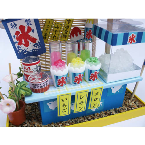 Billy Handmade Dollhouse Kit Festival Stall Kit Shaved Ice 8423