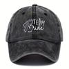 Washed Baseball Caps for Unisex and Women Adjustable Veil Aged Caps Printed with the Letter TEAM BRIDE Suitable for Wedding Ba