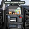 A Multifunctional Car Seat Storage Rack, Car Storage Bag Car Seat Back Storage Hanging Bag Car Tissue Box Car Seat Back Shelf Car Supplies