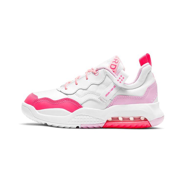 Jordan Ma2 Low Top Running Shoes Kids Sneakers White Pink CW5998-100