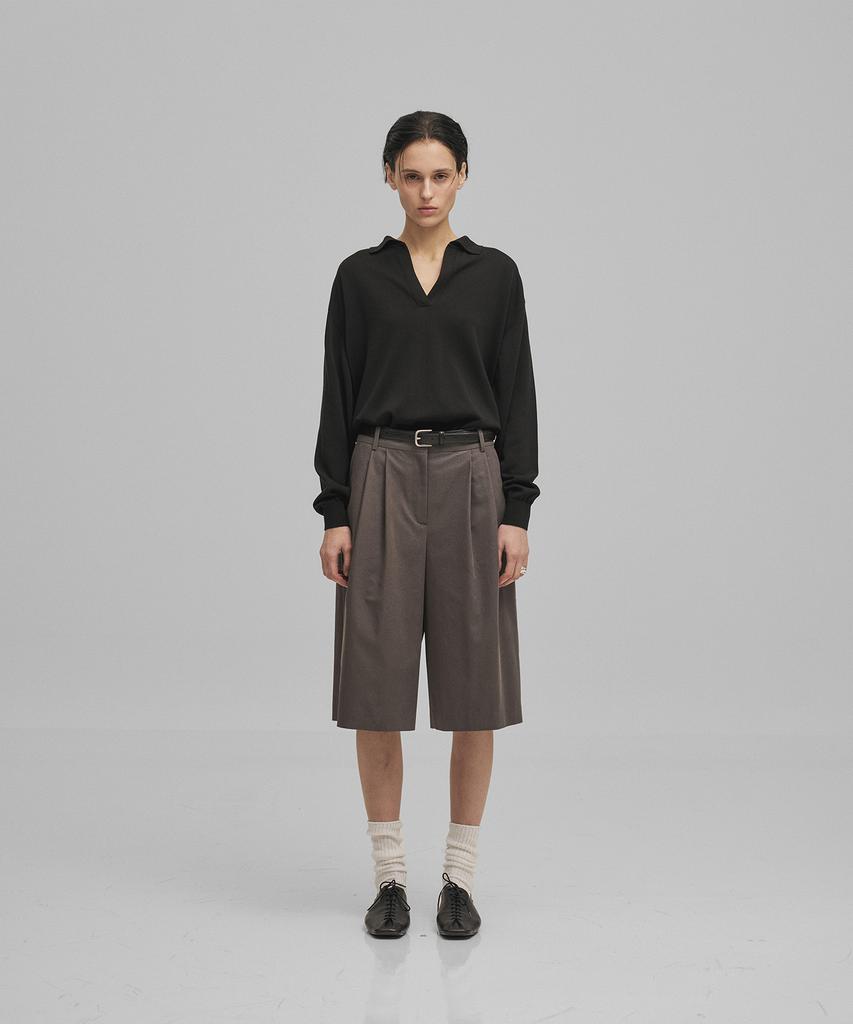 Another Office Woman W. Officer Bermuda Pants (Graphite)