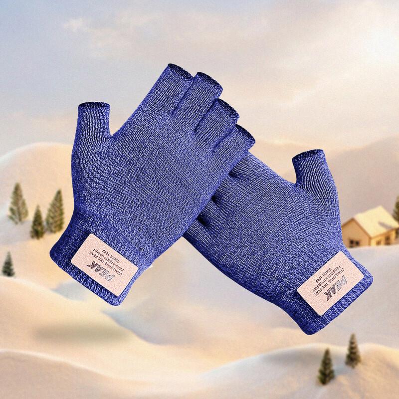 Peak YH23407 Half-Finger Non-slip Warm Gloves