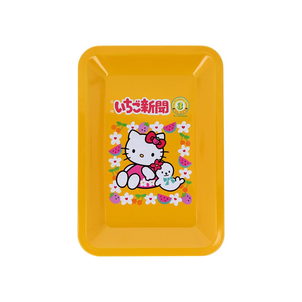 Stationery Ichigo Shimbun Sanrio Characters Pen S2404370 Sun-Star Tray, Tin, Orange,