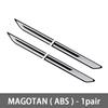 4 pezzi(1Pair) Adesivi per parafango auto con logo R Line in ABS, emblema con lettere Magotan, distintivo per portiera per VW Magotan B8 Rline Styling