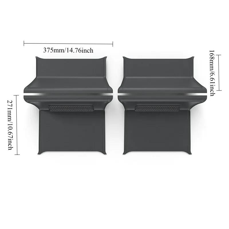 For Tesla Model Y Juniper 2025 2026 Under Seat Air Outlet Mask Front Seat Air Vent Fully Cover Pad Anti-Blocking Dust Protective