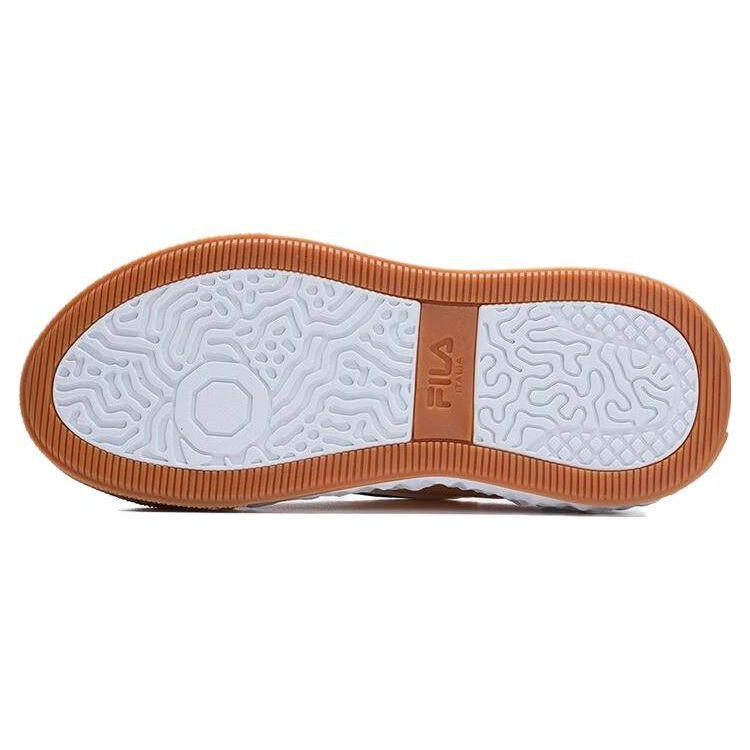 FILA Viva Canvas Low-Top Sneakers Women sneakers White Brown Yellow F12W323201FYA