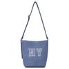 Artificial Leather Bucket Bag, Shoulder Bag, Crossbody Bag Regular Unisex Blue Casual 3ABML054N-50INS