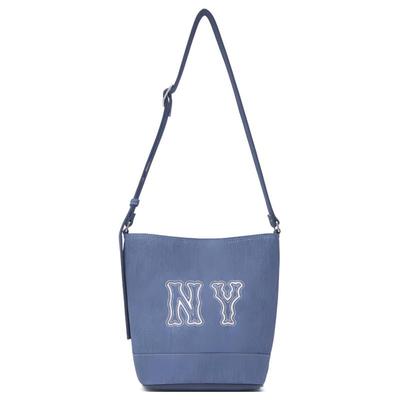 Artificial Leather Bucket Bag, Shoulder Bag, Crossbody Bag Regular Unisex Blue Casual 3ABML054N-50INS
