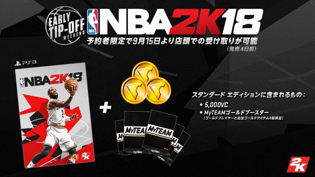 NBA 2K18 Included In the You Create a 2K Account When Items Will Be Given When You Log In for the First [PS3] (Permanently Disc) (If Playing, Time)