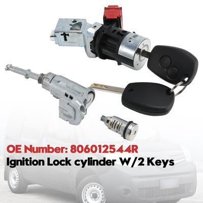 Zündschlosszylinder mit 2 Schlüsseln 806012544R für Renault Kangoo II Master III