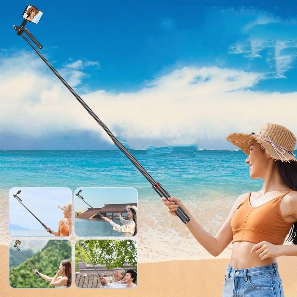 Portable Bluetooth Selfie Stick 1.8m Selfie Stick Stand Phone Stand Telescopic Selfie Stick  Travel