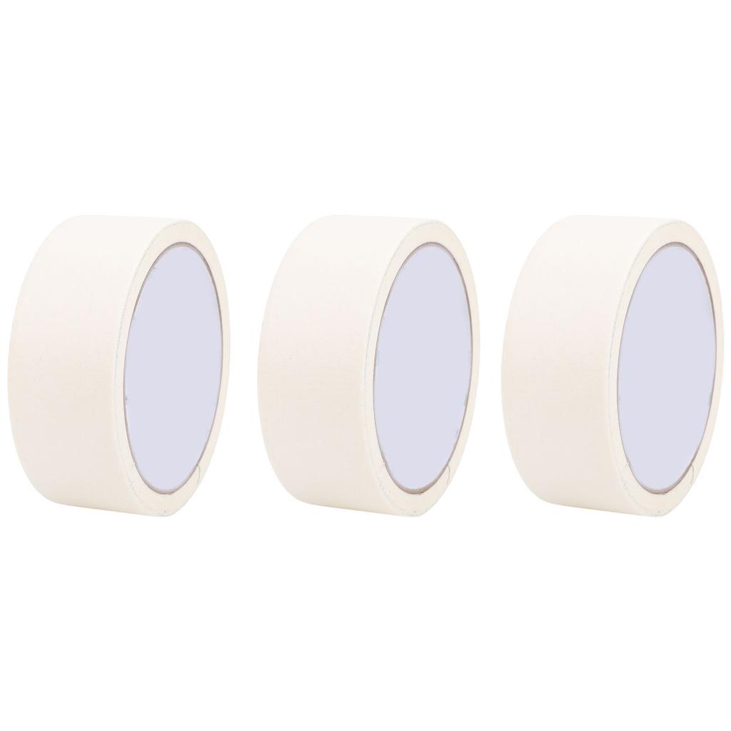 3Pcs Painters Tape Adhesive Masking for Car Painting Manual Grouting Decoration Tool Easy Removal 35mm 20m