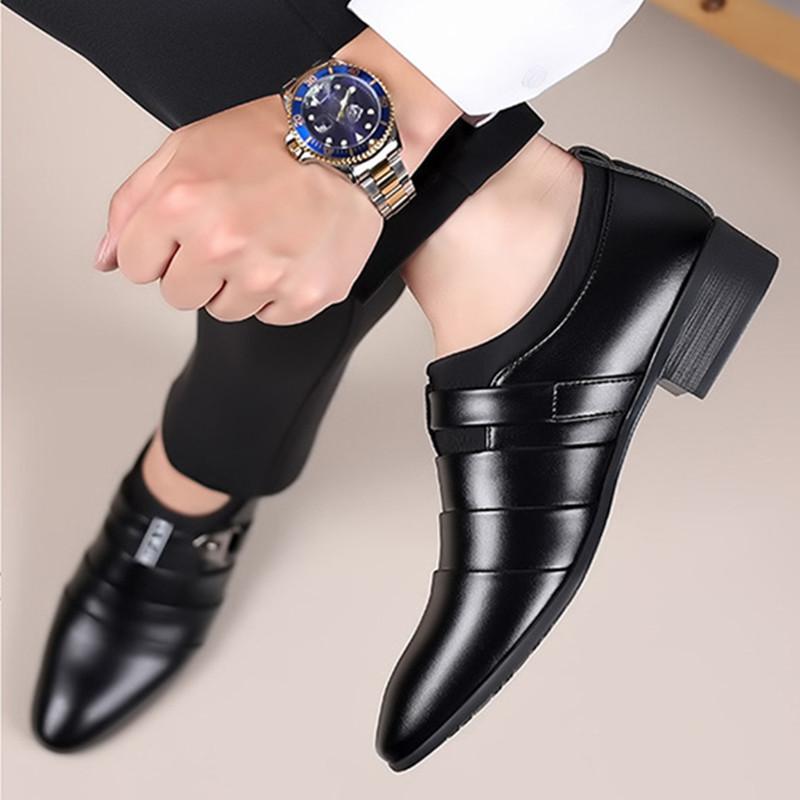 ModeHerren Lederschuhe Slipper Formelle Kleiderschuhe Herren Party Hochzeit Büro Arbeitsschuhe Business Casual Oxfords Herren Zapatos