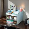 Pen Holder for Desk Desktop Makeup Stand Multi-Functional Desk Organizer for Bathroom Home Kitchen Classroom Makeup Station