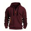 Jarní a podzimní pánský svetr mikina s kapucí svetr s více kapsami pánská sportovní ležérní bunda