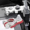 Premium Battery Terminal Connectors For Nissan, Positive And Negative 1 Pair, Good Contact, Corrosion Resistance, Fits For 243407F000 243407F001