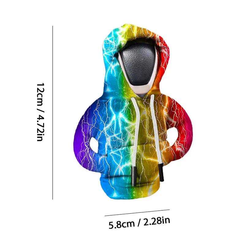Vites Shift Hoodie Kapak Vites Kapağı Vites Kolu Dekorasyon Manuel Otomatik Evrensel Araba Vites Kolu İç Dekora Uygun