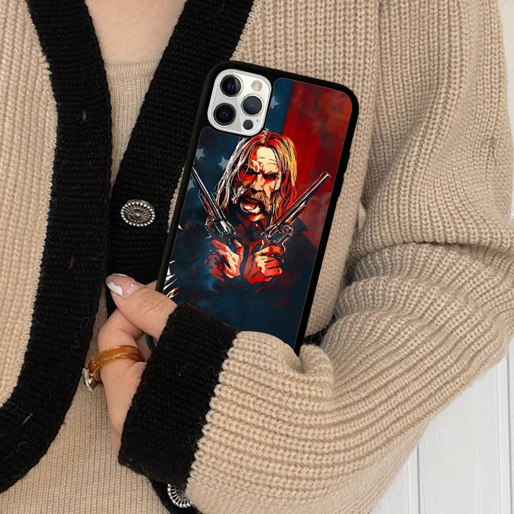Game Red Dead R-Redemption Phone Case For IPhone 17 16 Pro Max Air 13 12 Mini 14 15 Plus 11 PC+TPU Back Cover