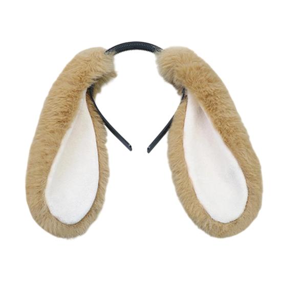 Hair Hoop Adjustable Comfortable Fit Elastic Festive Easter Headband with Playful Animal Ears