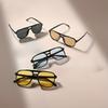 4pcs Fashionable Double-Bridge Sunglasses Available In Multiple Colors Unisex Eyewear