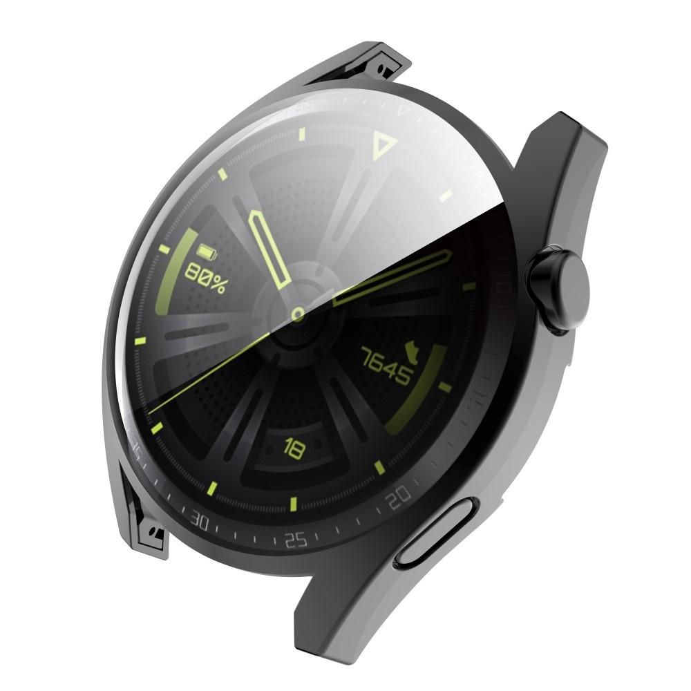 2in1 Case with Screen Protector for Huawei Watch GT 3 42mm, Black