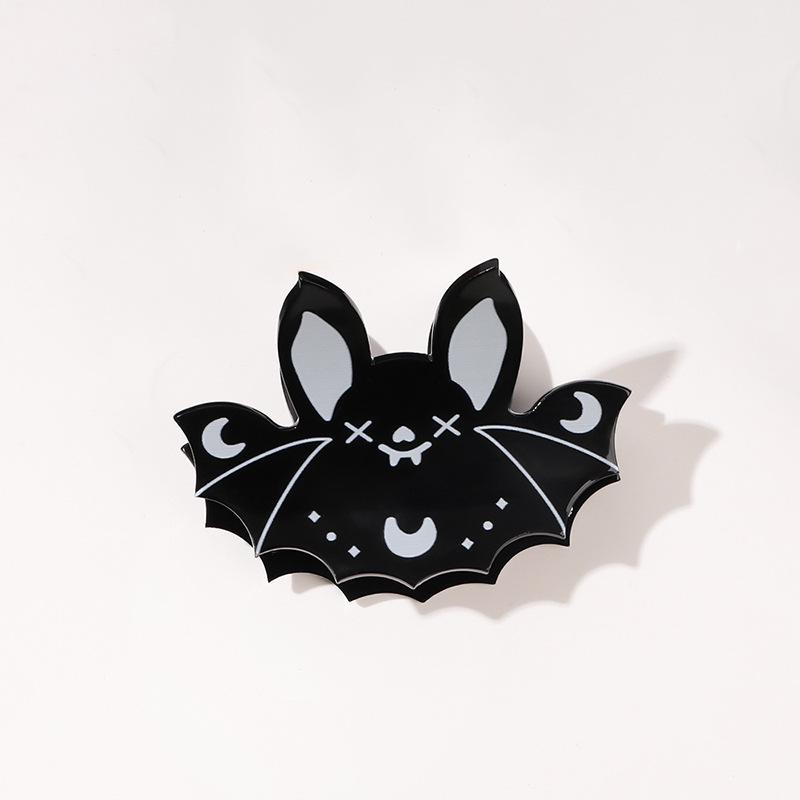 Kreative Halloween Acryl Hai Haarklammer - Damen Einzigartiges Hochsteckfrisur-Accessoire
