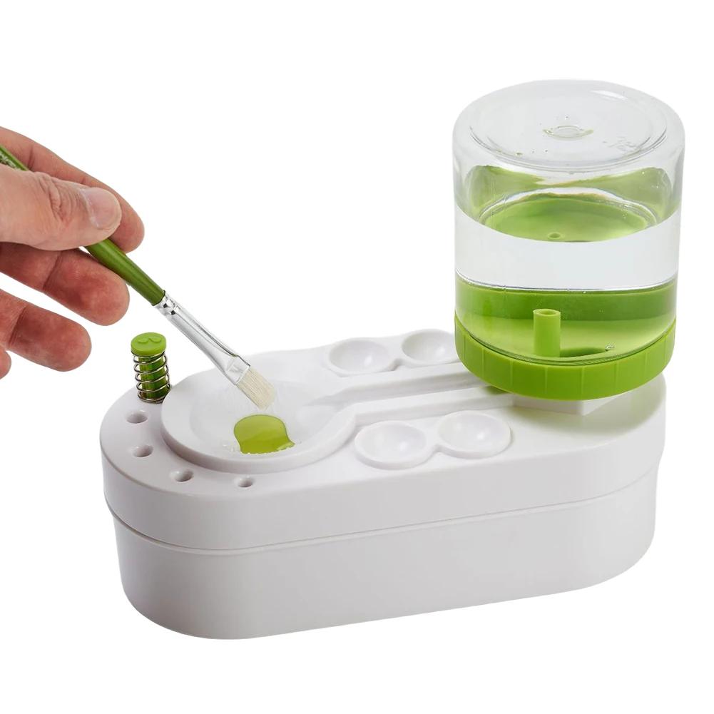 Automatic Water Circulation Paint Brush Cleaning Machine Brush Painting Rinsing Cup Art Tools Cleaning Bucket Pen Washer
