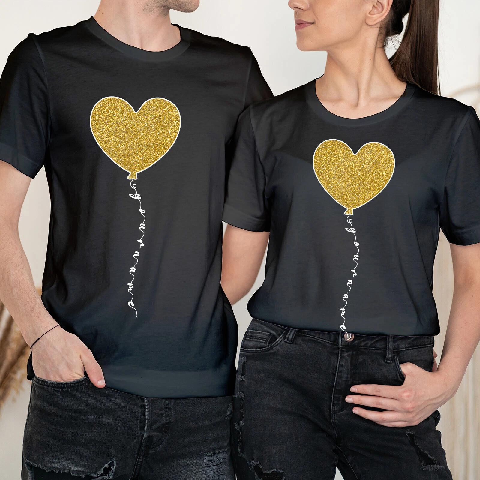 Happy Valentine s Day Love Goals Couple Love Matching T-Shirts #VD#01 XL