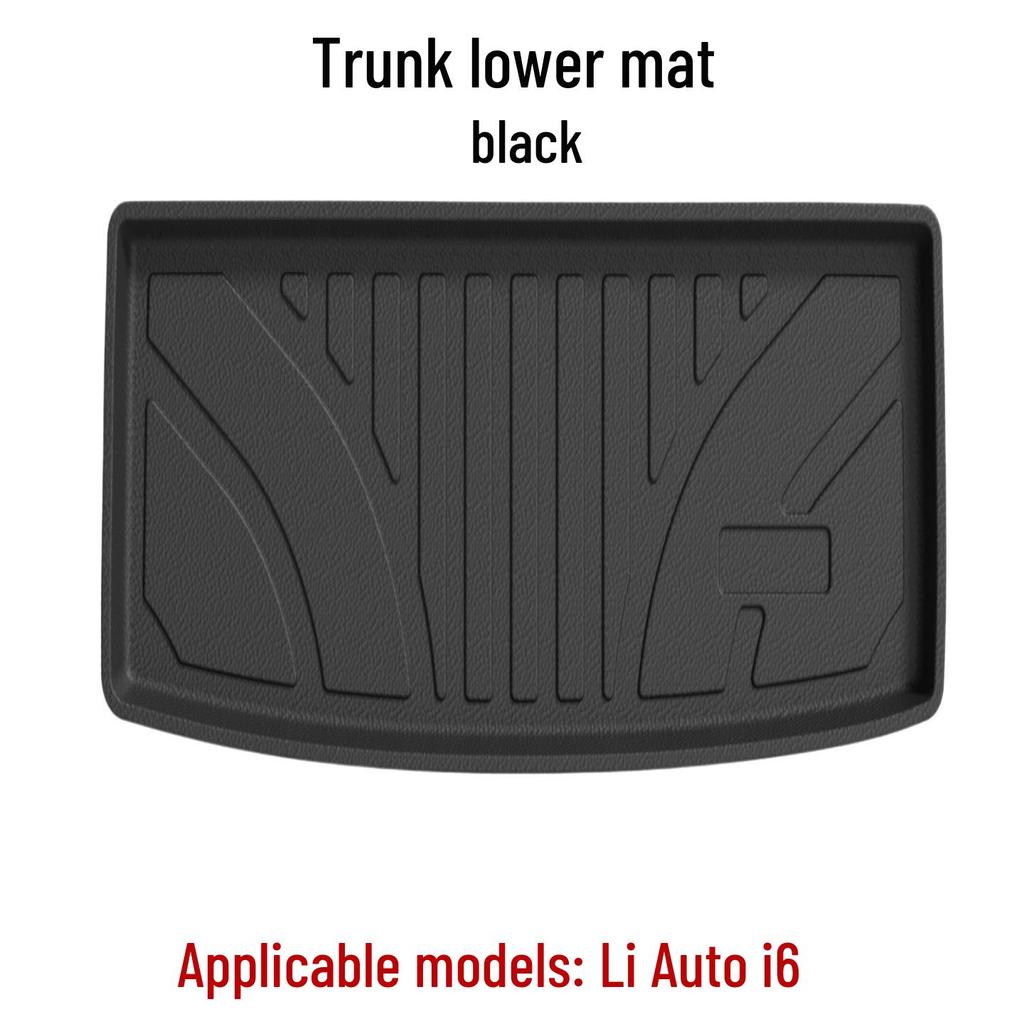 Ideal I6 Car Floor Mats & Trunk Mat - TPE Black, Fits 25 Models