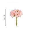 Mini Artificial Carnation Bouquet 6 Heads Handmade Silk Hydrangea Bouquet Realistic Diy Fake Plants  Year'S Decor