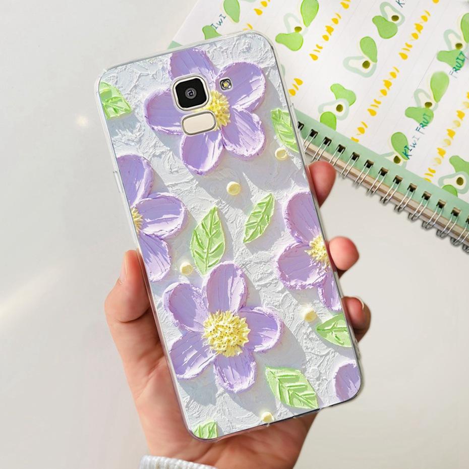Lovely Printing Case For Samsung Galaxy J6 J6+ J600G J610G Soft Silicone TPU Back Cover For SamsungJ6 J 6 Plus 2018 Phone Cases