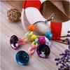 Bird Cage Toy Set with Bell Bridge Creative Parrots Small Birds Chewing Hanging Ring Toy Interactive Activity Toy