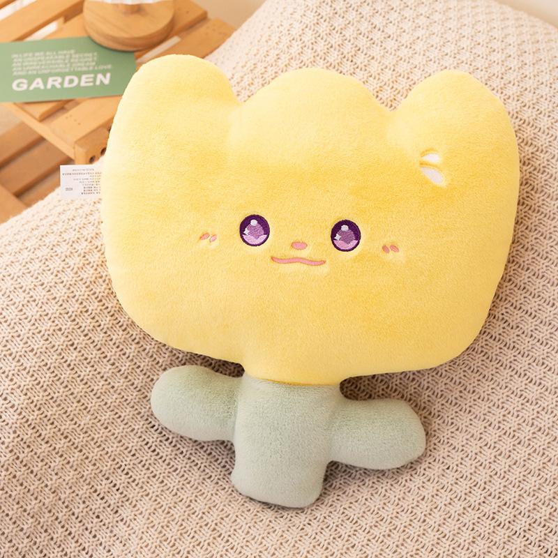 Милая подушка Милая подушка для дивана с четырьмя листочками Подушка-тюльпан на тумбочке Мягкая подушка для сиденья Диван-эркер 40cm 1949₽