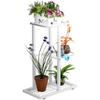 Plant Stand Indoor, Tiered Plant Stand for Indoor Plants, Corner Flower Stand for Living Room, Multi-Layer Metal Frame Plant Shelf (3/4/5/6/7/8 Tiers)