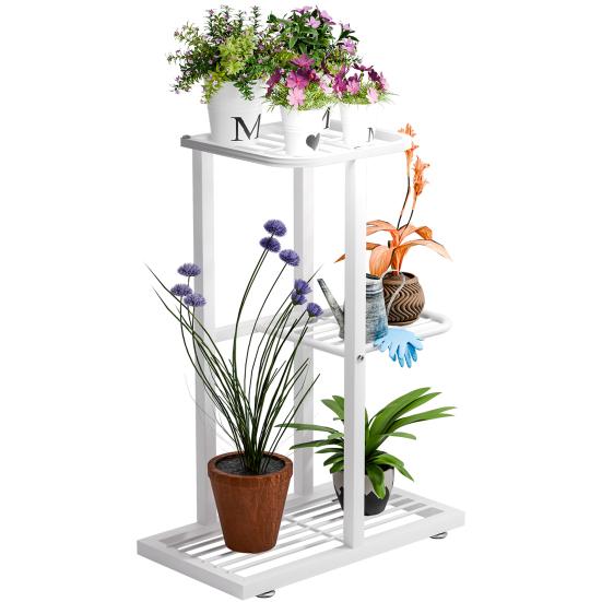 Plant Stand Indoor, Tiered Plant Stand for Indoor Plants, Corner Flower Stand for Living Room, Multi-Layer Metal Frame Plant Shelf (3/4/5/6/7/8 Tiers)
