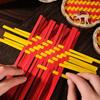 Zodiac Bamboo Weaving DIY Magnet Base Kit: Wooden Frame & Cultural Craft Gift