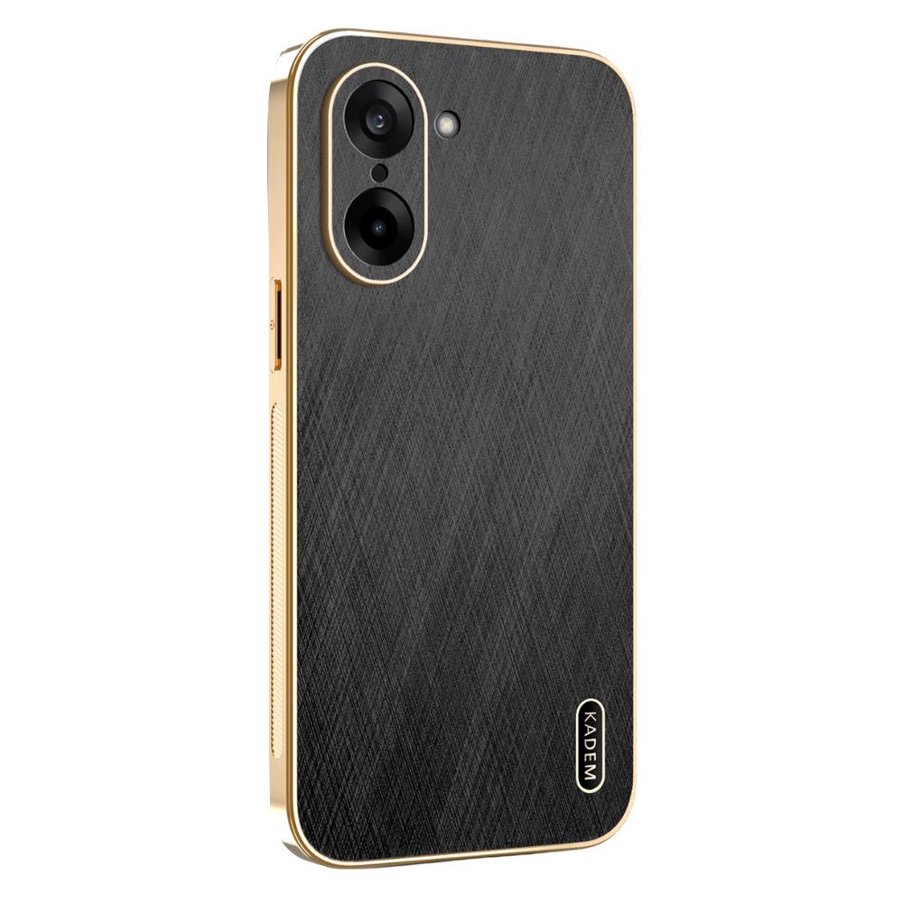 For OnePlus Ace 5 Ultra 5G/Nord 5 5G Case Electroplating Silk Texture PU+TPU Phone Back Cover