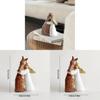 Modern Artistic Girl Embracing Horse Resin Figurine For Home Office Decor Gift