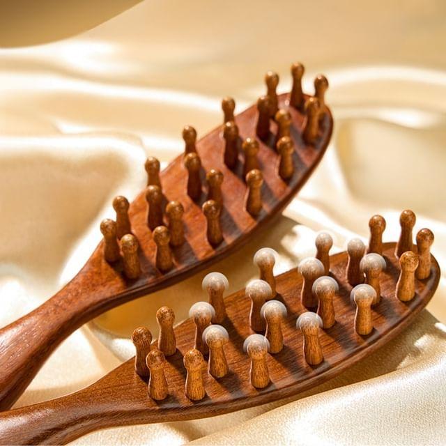 Sweetpourin - Wooden Hair Brush Brown