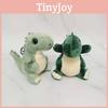 Sweet Green Dinosaur Plush Keychain Adorable Soft Stuffed Toy For Ages All