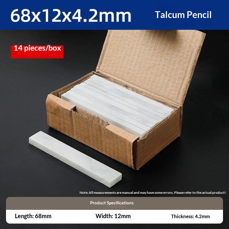 Slate Marker Pencil Soft Natural Mineral Talc Strips Easy Erasable Pen for Metal Cutting Scribing Hardware Processing Use