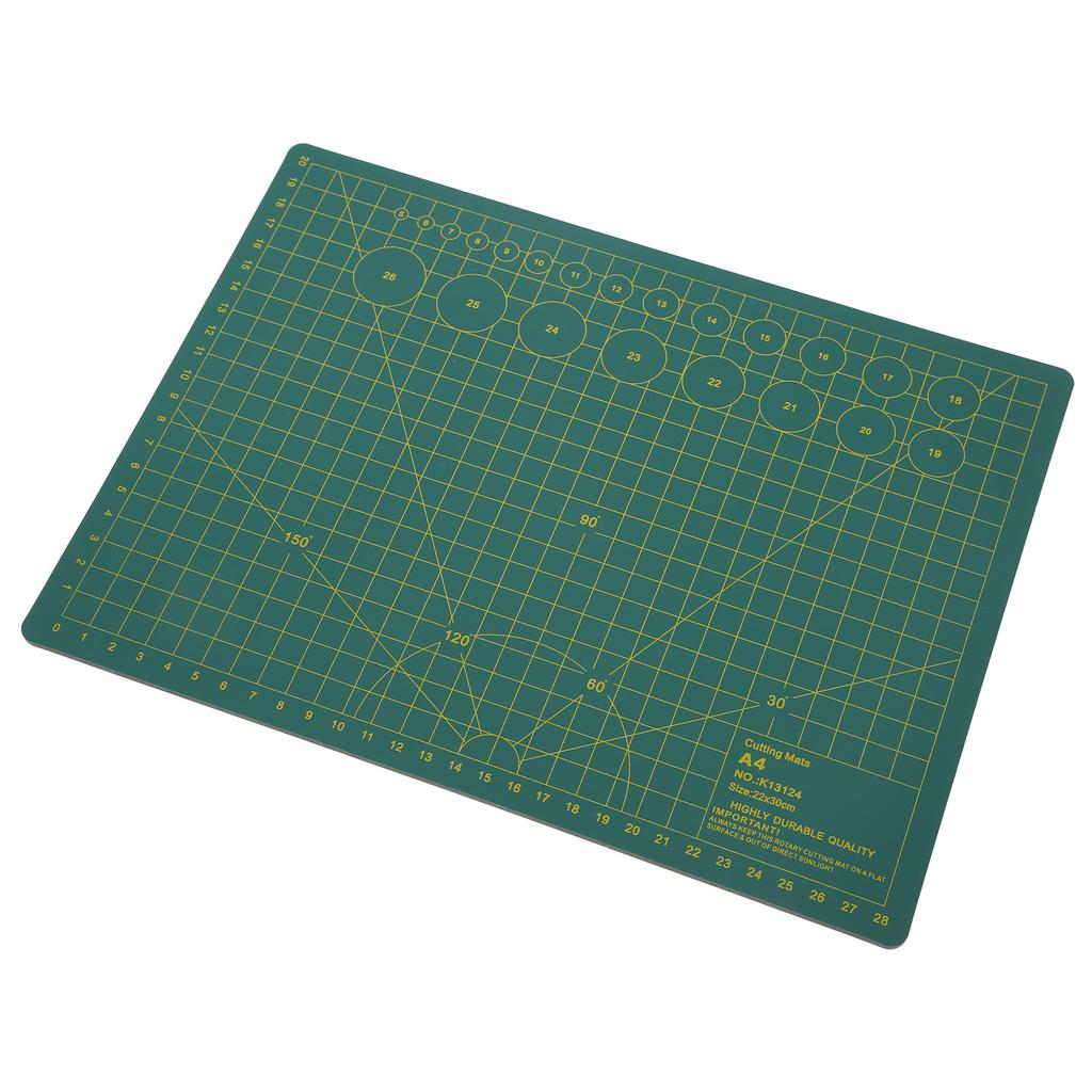 2Pcs A4 Cutting Mat 30x22cm PVC Material High Durability Self Healing Sewing Mat for Scrapbooking Quilting