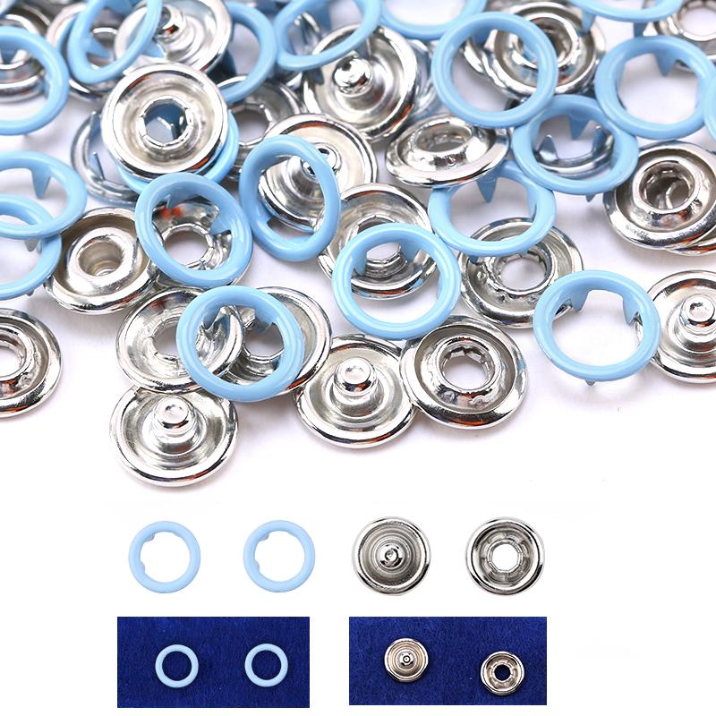 

Полые кольца металлические кнопки набор аксессуаров для одежды кардиган кнопки для кукольной одежды 10 цветов без инструмента плоскогубцы 25set no tool