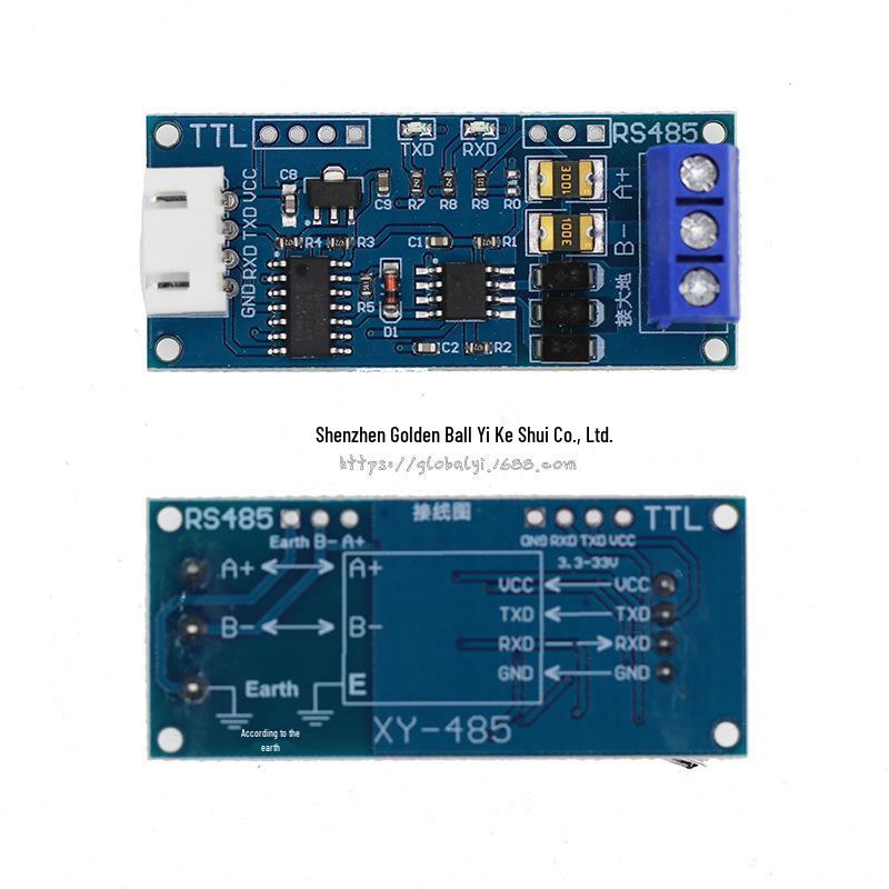 TTL to RS485 Module: Auto Flow Control & Signal Conversion for Microcontroller Serial Port