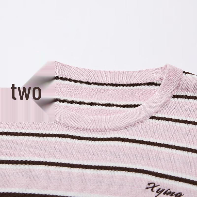Women's Color-block Striped Knit Sweater