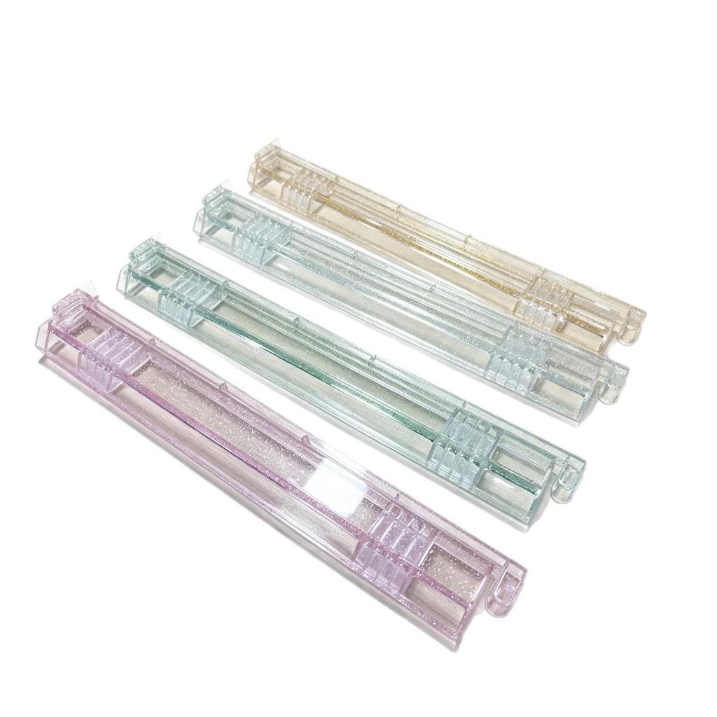 4 Pieces Mahjong Rack with Sliding Tile Positioners Easy to Clean