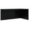 Coffee Table Set 2 Pcs Black Oak Effect Particleboard